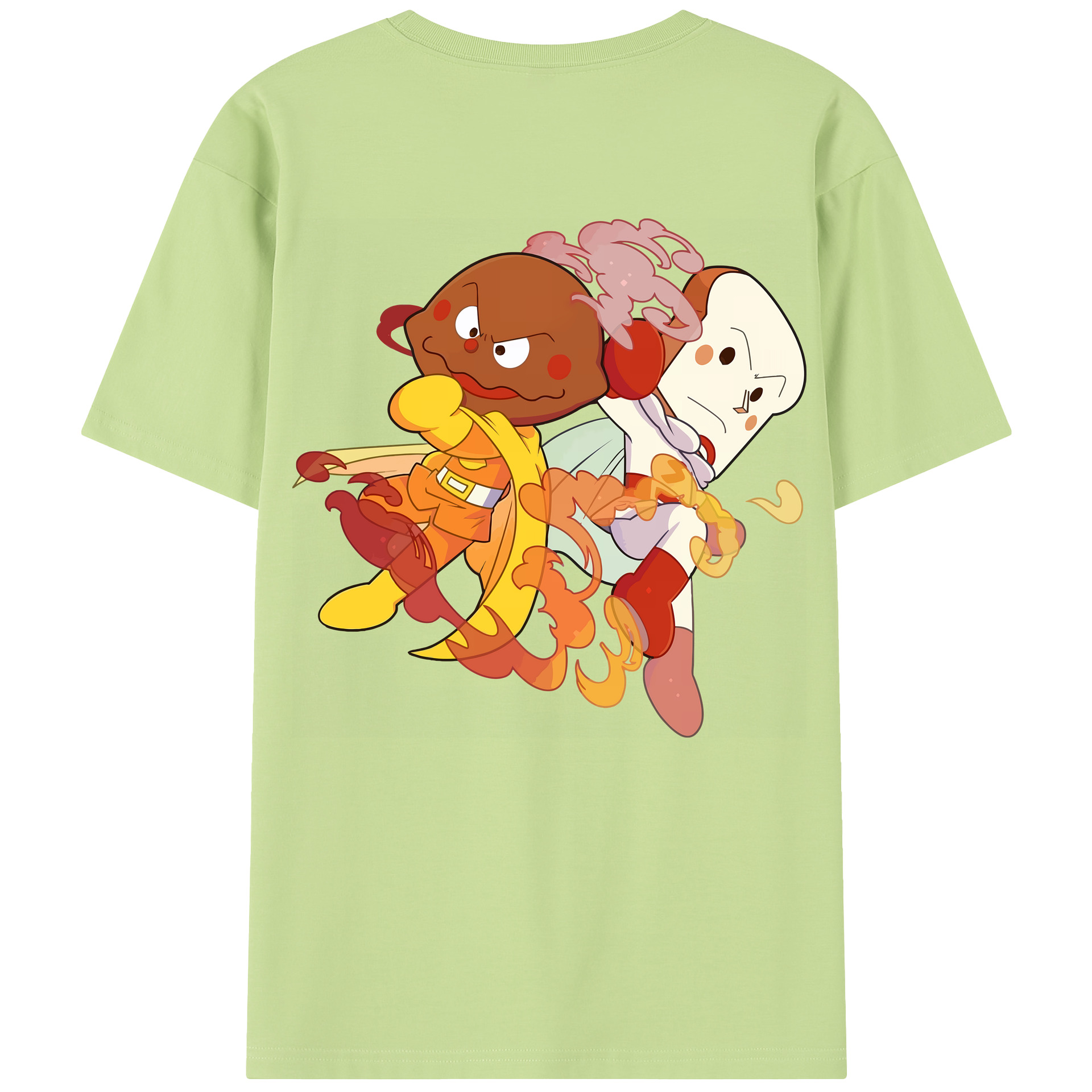 （画像用） アンパンマン Anpanman 綿100％半袖Tシャツ（背面プリント）